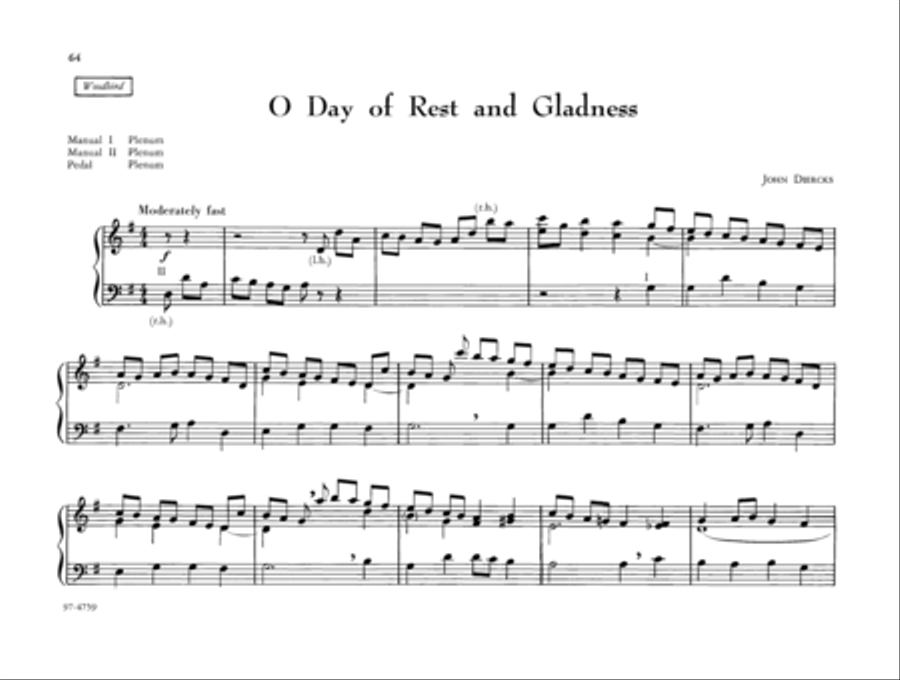 The Parish Organist, Part 12 (Familiar Hymn Tunes) Organ scores gallery preview page 30