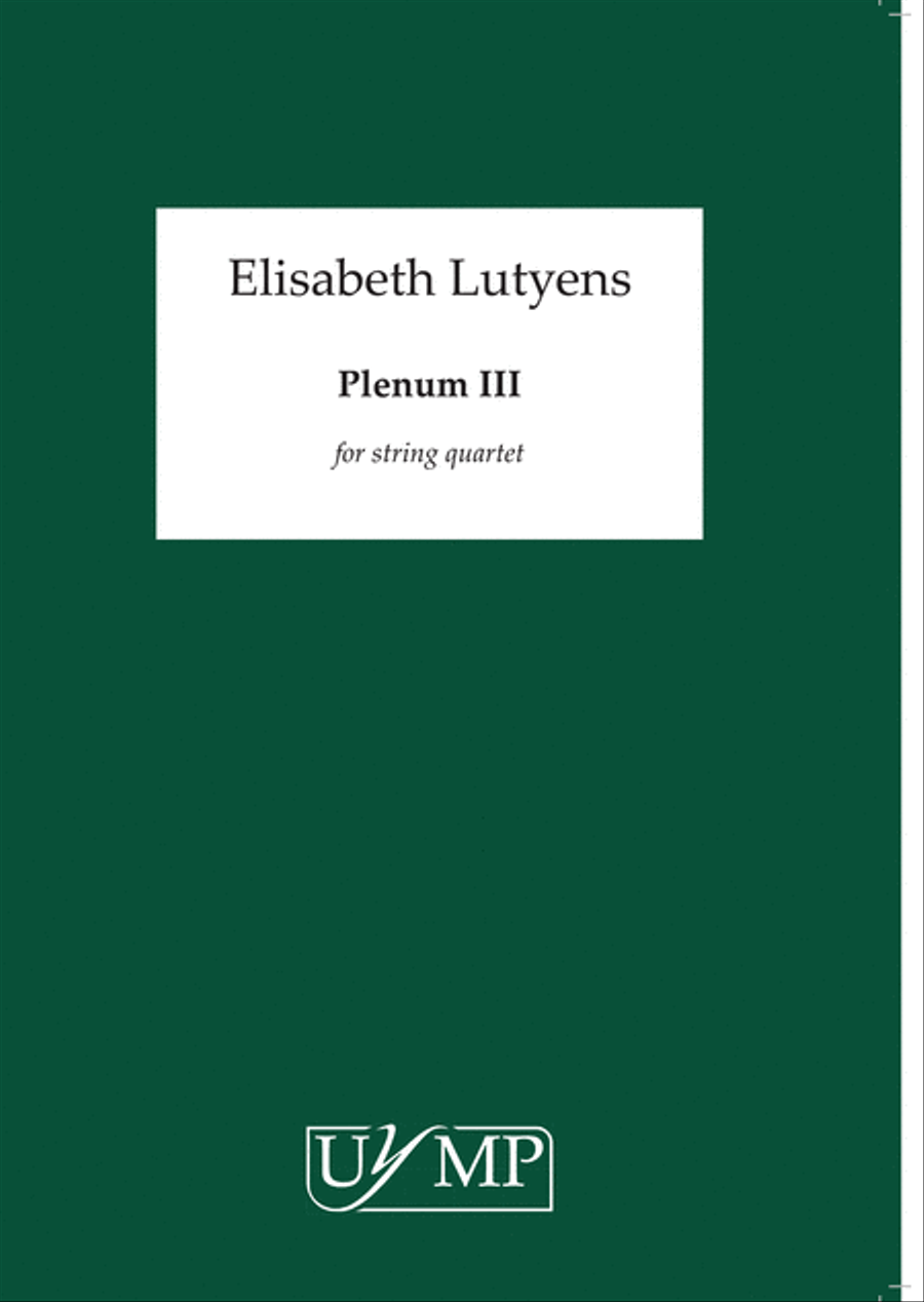 Plenum III Op.93 String Quartet scores gallery preview page 1