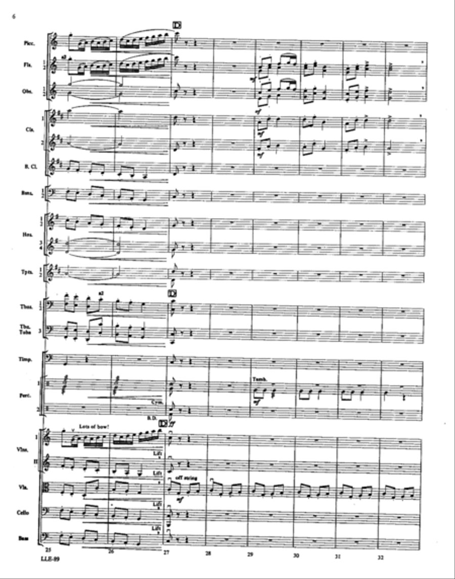 Snow Maiden: Dance of the Tumblers Orchestra scores gallery preview page 5