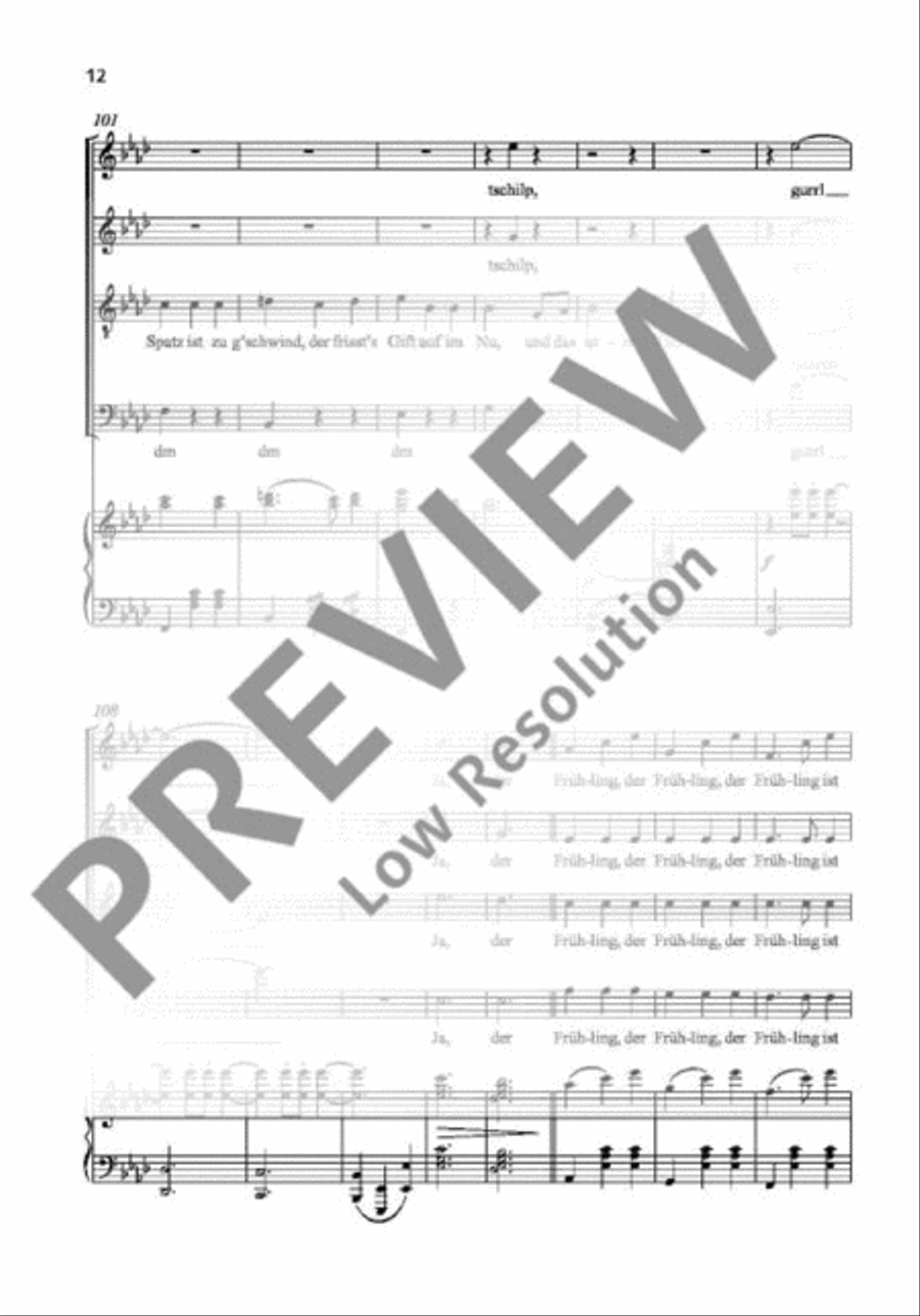 Georg Kreisler 4-Part scores gallery preview page 13