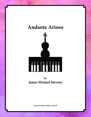 Book cover for Andante Arioso - Violin & Piano