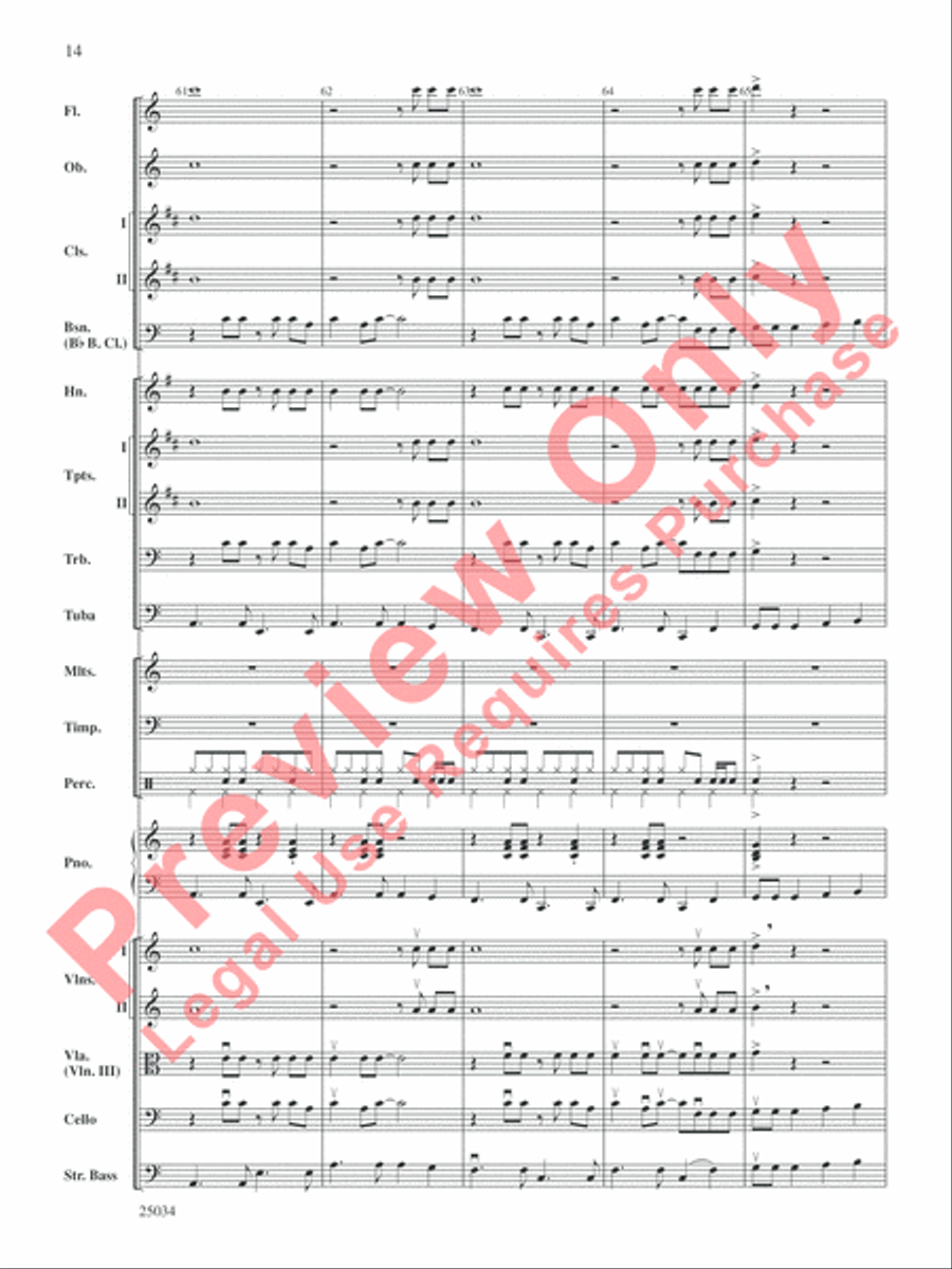 A Rockin' Halloween Full Orchestra scores gallery preview page 15