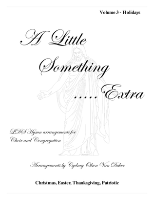 Book cover for A Little Something Extra Volume 3 Holidays