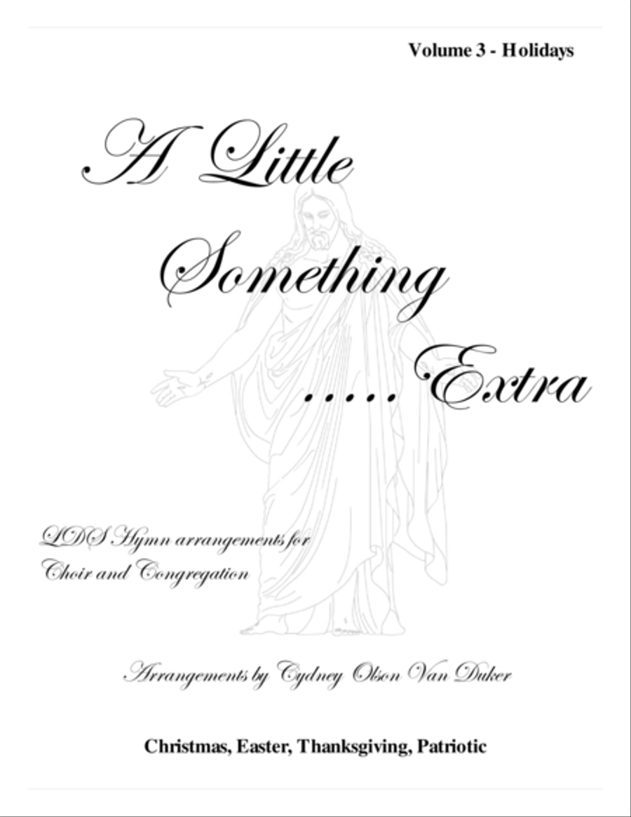 Book cover for A Little Something Extra Volume 3 Holidays