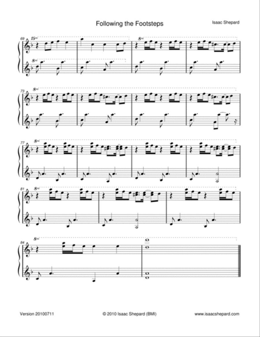 Awaken Piano Solo scores gallery preview page 4