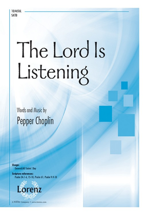 Book cover for The Lord Is Listening