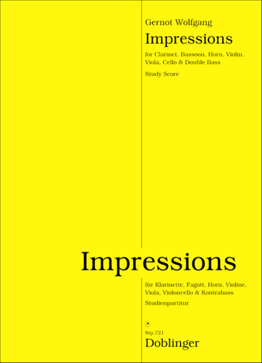 Impressions Impressions Chamber Music scores gallery preview page 1