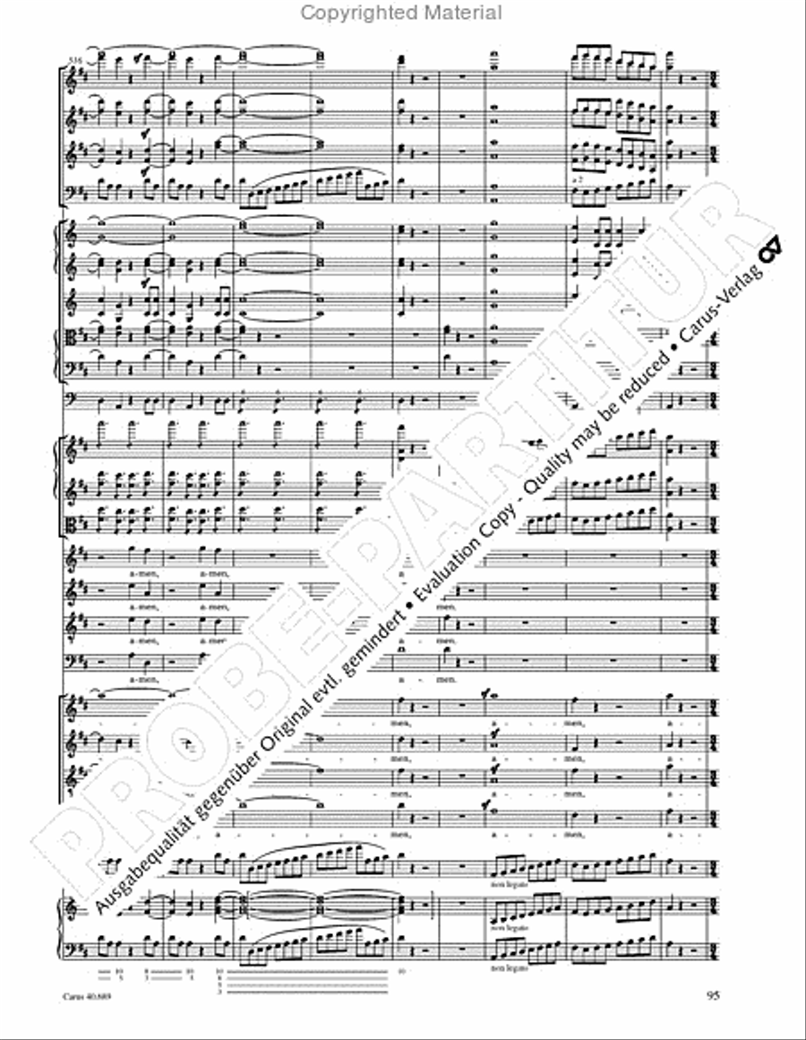 Missa solemnis Missa solemnis 4-Part scores gallery preview page 111