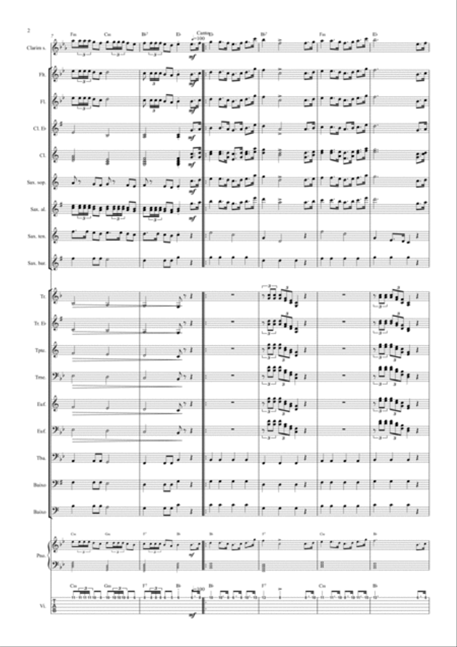 Hino d'Os Amigos do Léo Hino d'Os Amigos do Léo Full Orchestra scores gallery preview page 4