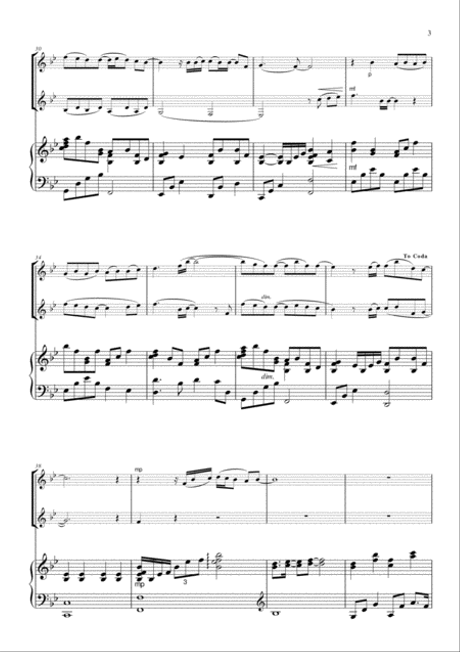 Friend by Friend on a Rainy Day Woodwind Ensemble scores gallery preview page 3