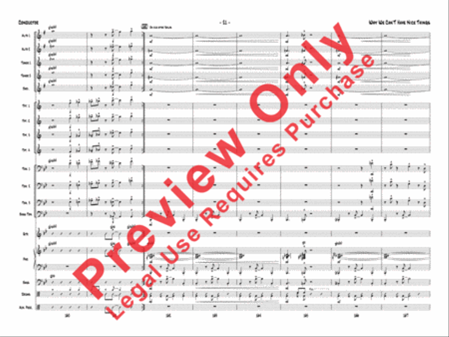 Why We Can't Have Nice Things Jazz Ensemble scores gallery preview page 22