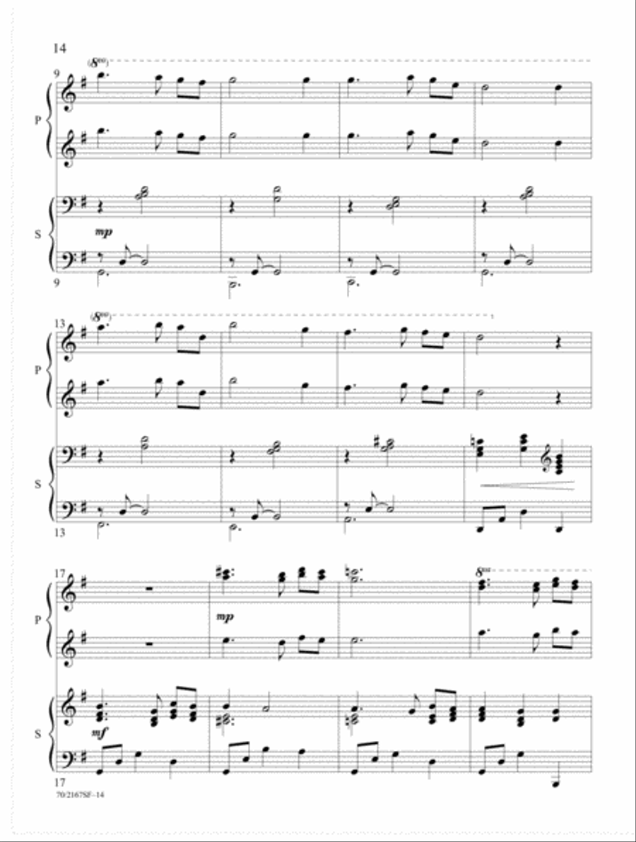 Savior, Lead Us Savior, Lead Us Piano Duet scores gallery preview page 6