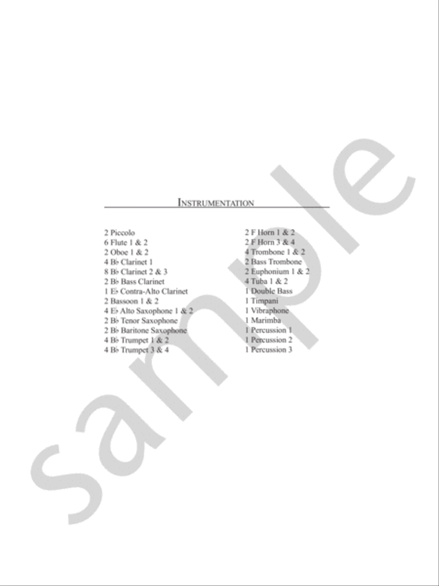 Visions (4. From Celestial Dancers) Concert Band scores gallery preview page 3