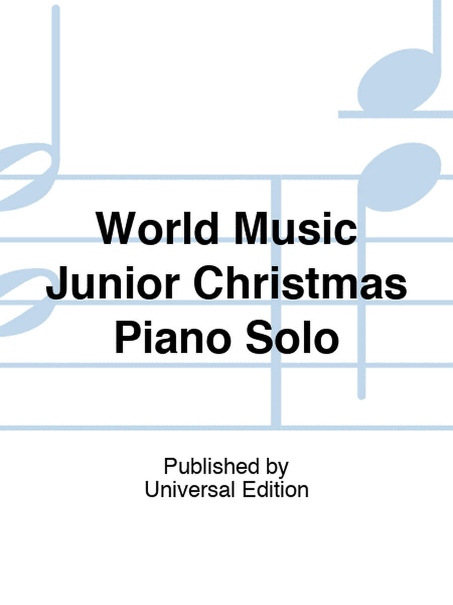 World Music Junior Christmas Piano Solo