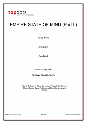 Empire State Of Mind (Part II) Broken Down