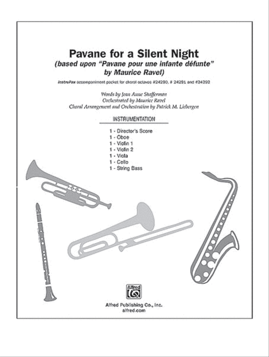 Pavane for a Silent Night Choir scores gallery preview page 1