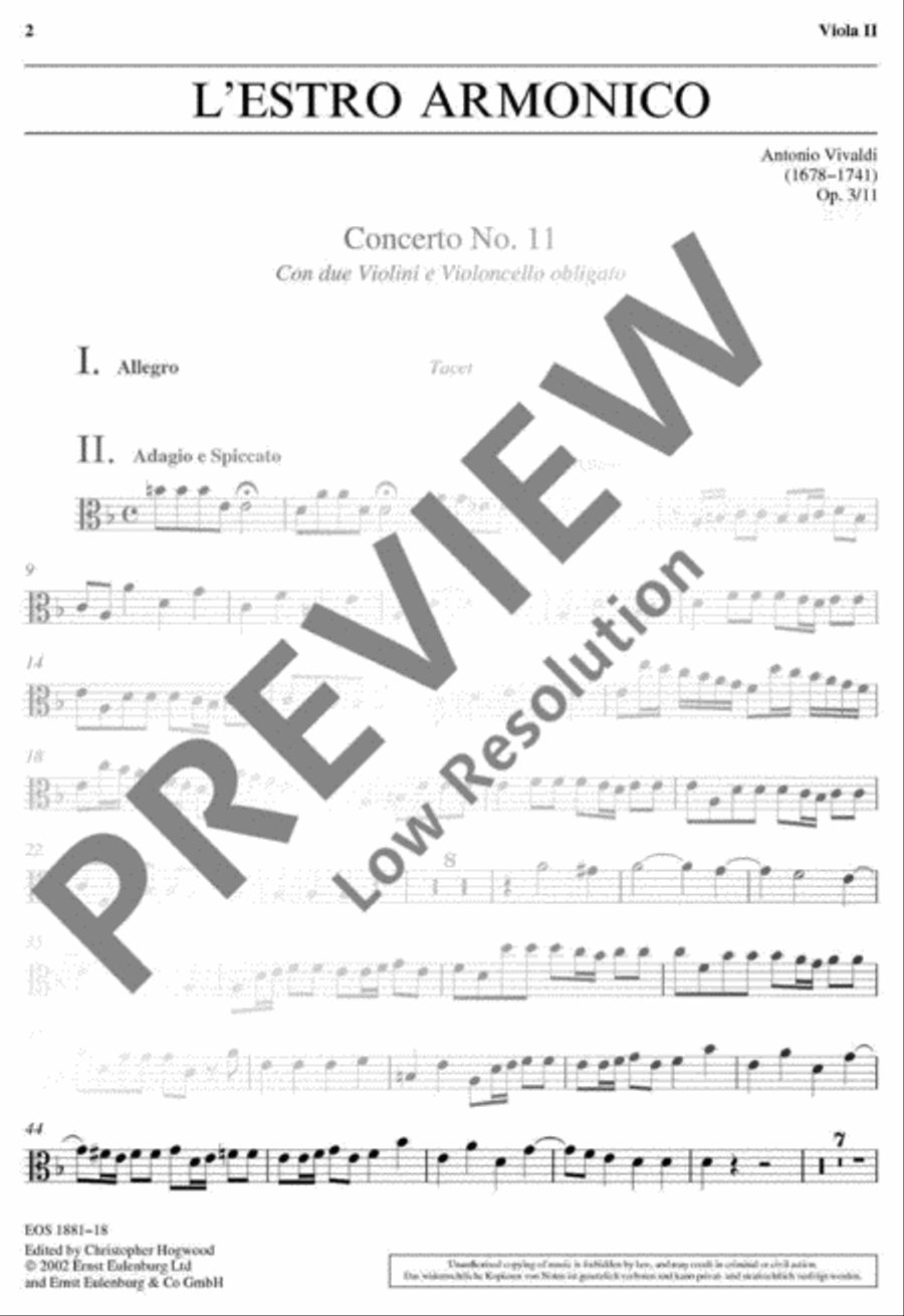 L'Estro Armonico Part scores gallery preview page 2
