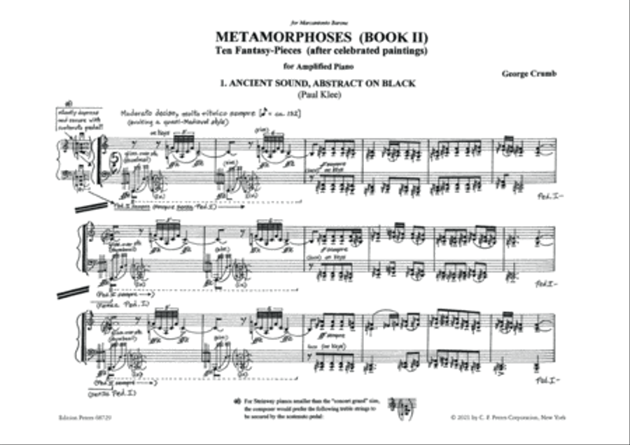 Metamorphoses (Book II) Piano Solo scores gallery preview page 2