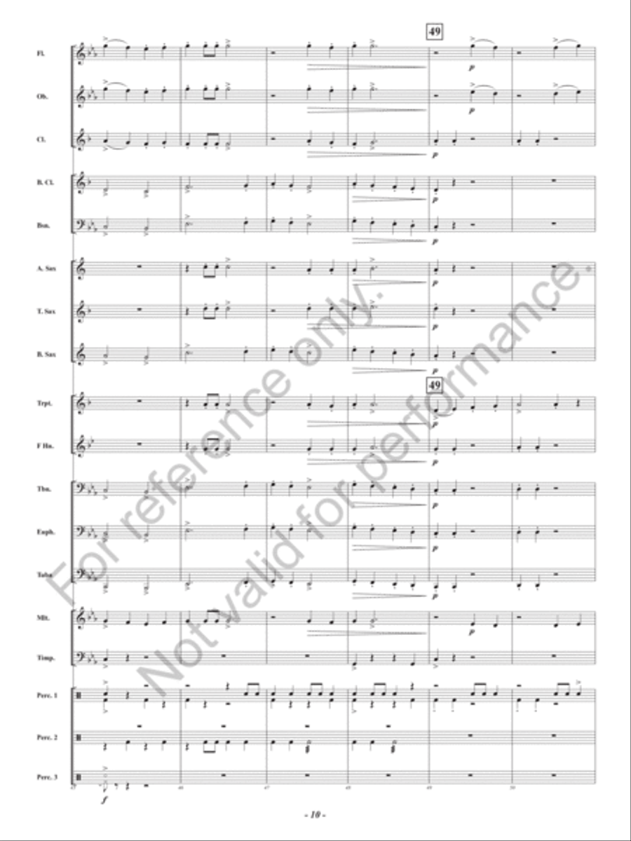 Dark Forest Dance Dark Forest Dance Concert Band scores gallery preview page 11