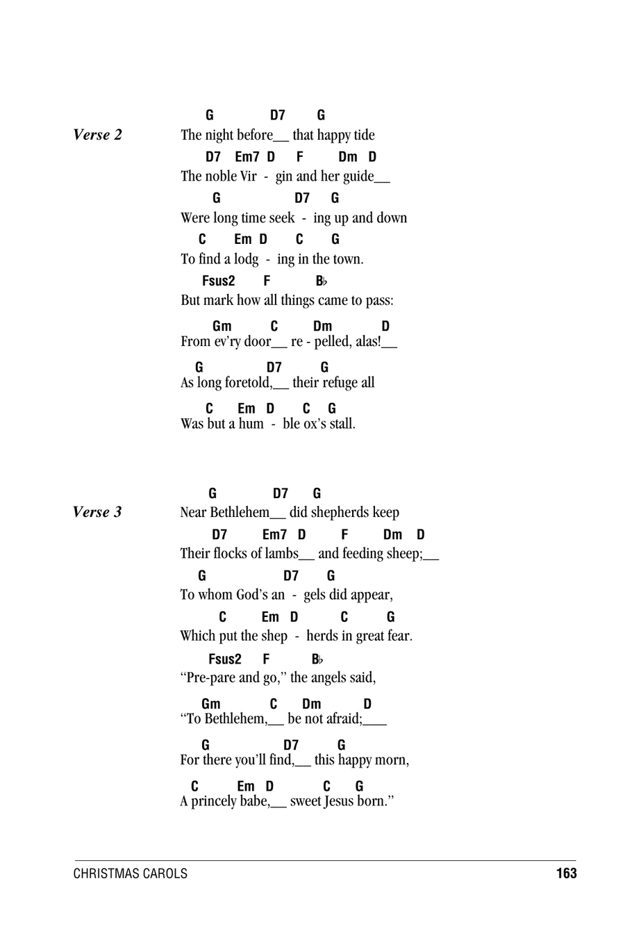 Wexford Carol Easy Guitar scores gallery preview page 2