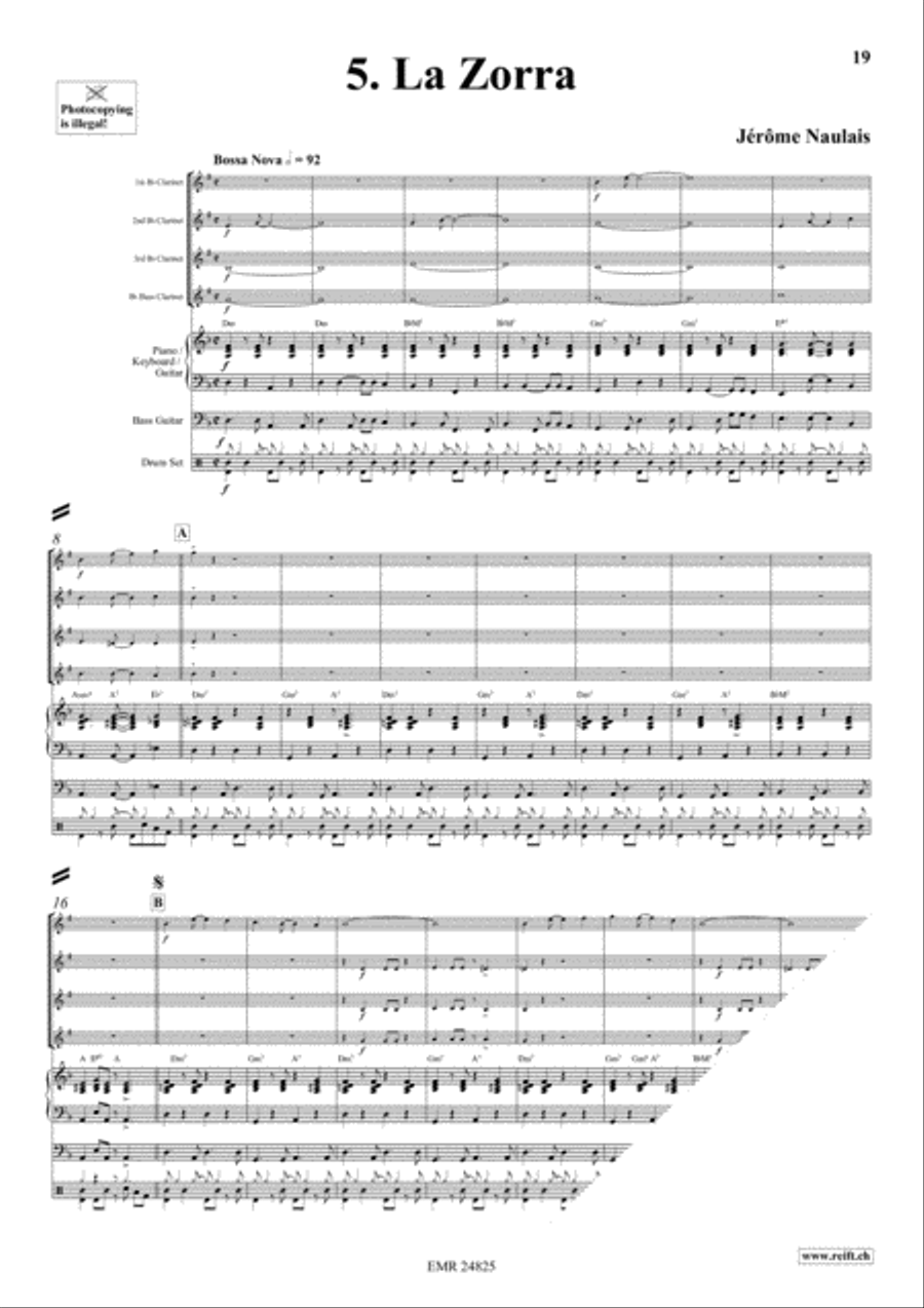 Play With Your Band Volume 3 Clarinet Quartet scores gallery preview page 7