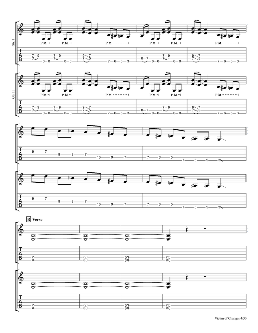 Victim Of Changes Small Ensemble scores gallery preview page 4