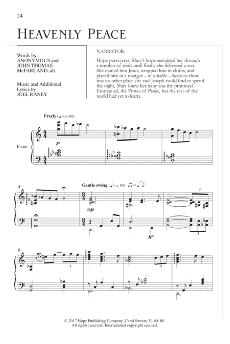 Hope! Choir scores gallery preview page 5