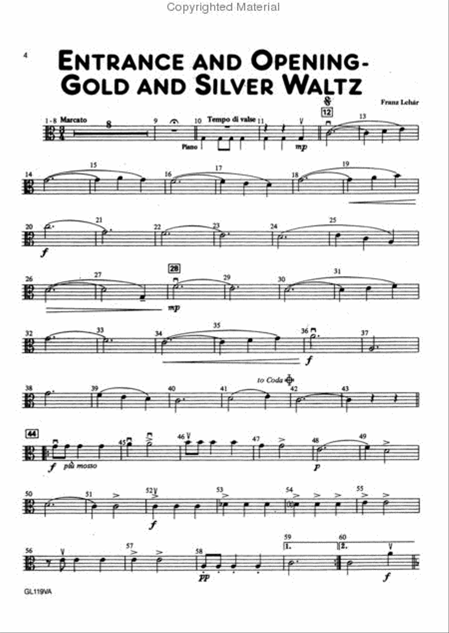 Night In Vienna - A-Viola Chamber Orchestra scores gallery preview page 2