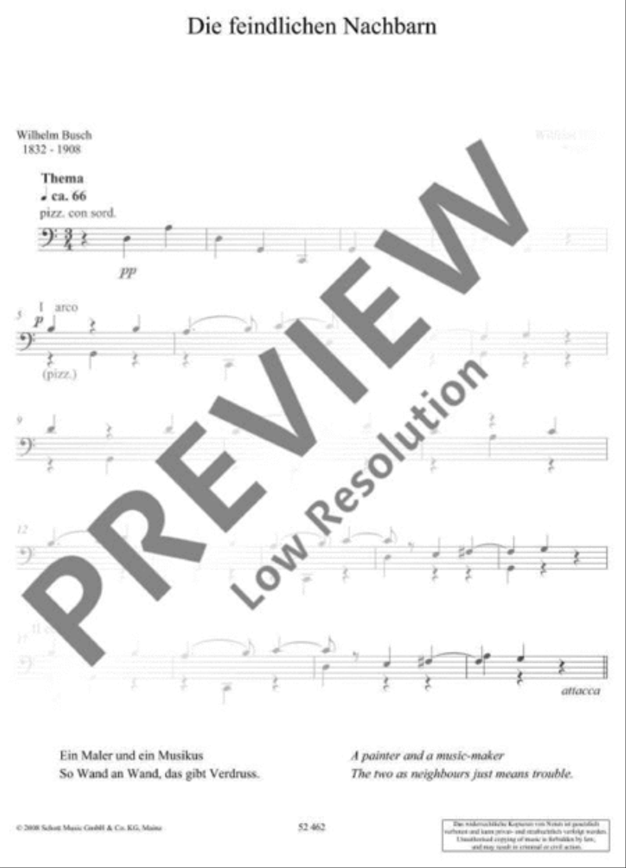 The Hostile Neighbours Cello Solo scores gallery preview page 5