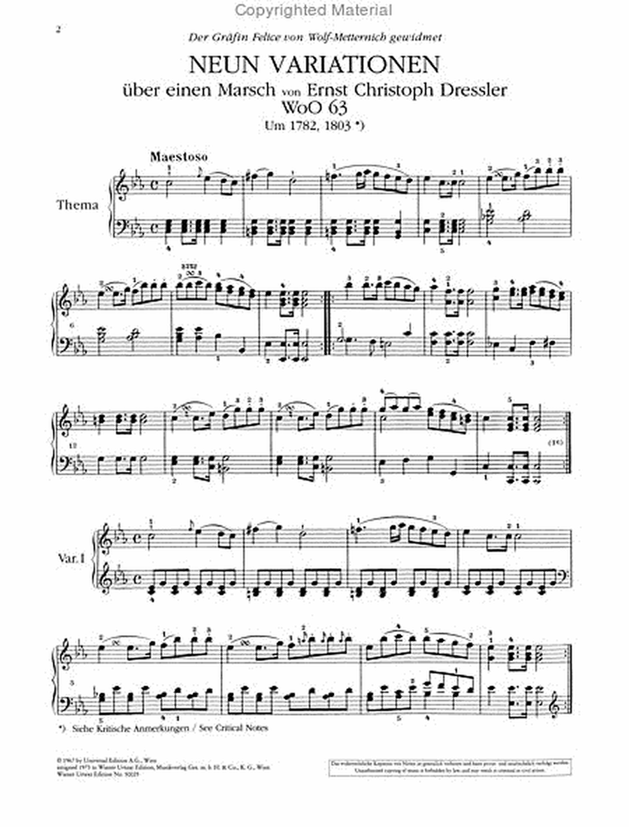 Variations for Piano, vol. 2
