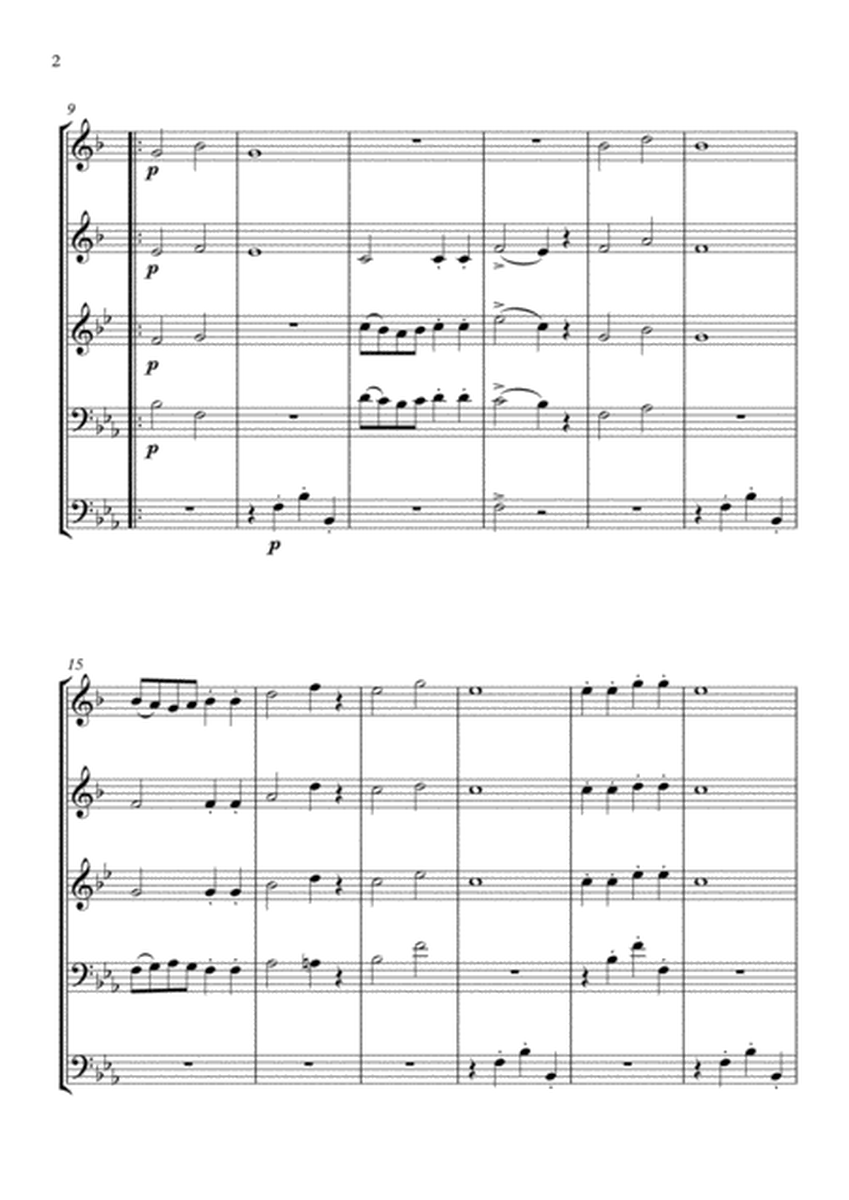E. Grieg: Matrosenes Oppsang / Sailor's Song (Brass Quintet) image number null