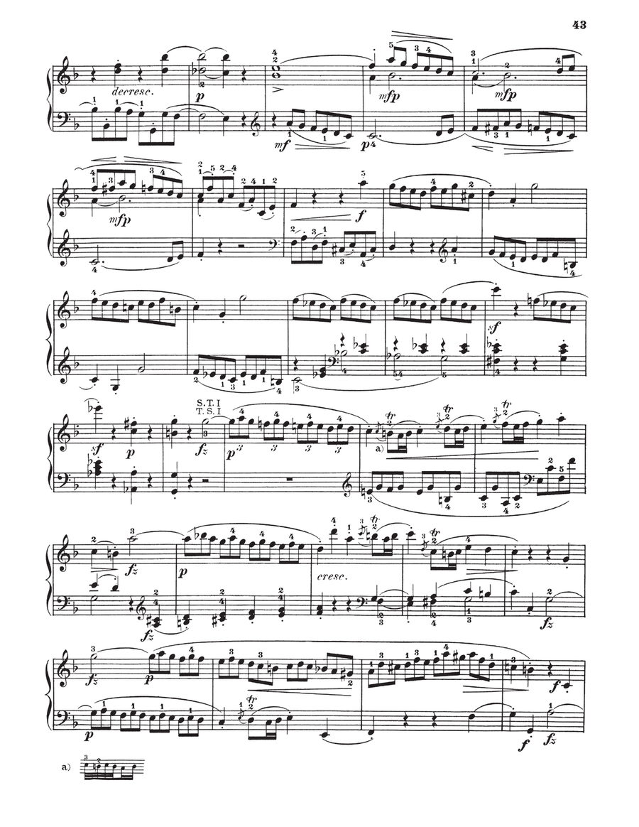 Sonata In F Major, K. 533 Piano Solo scores gallery preview page 2