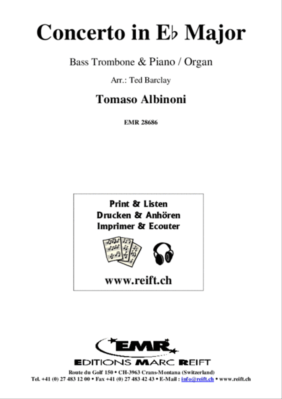 Concerto in Eb Major Trombone scores gallery preview page 2
