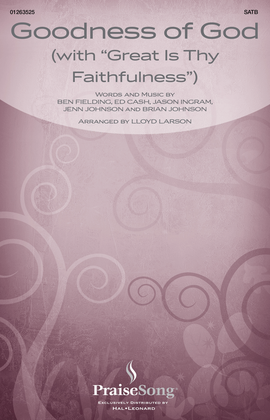 Book cover for Goodness of God (with “Great Is Thy Faithfulness”)