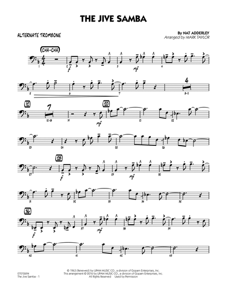 The Jive Samba - Alternate Trombone