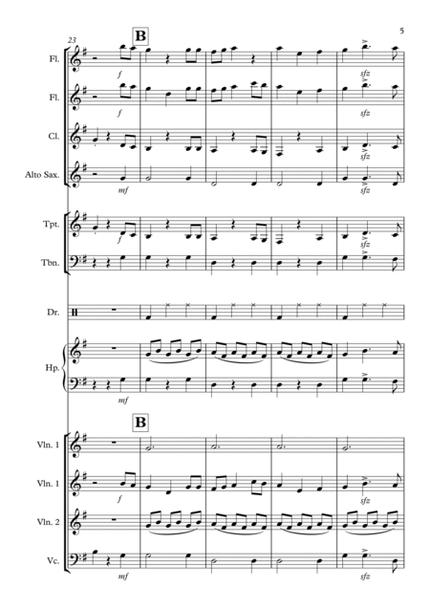 Folk Song The Cuckoo Arrange for primary Orchestra (Violin, Cello, Harp, Flute, Clarinet, Saxophone,