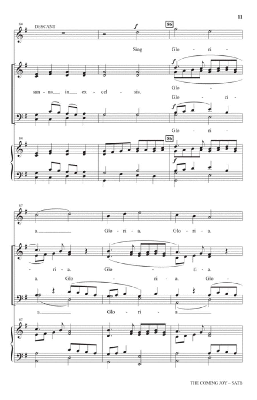The Coming Joy 4-Part scores gallery preview page 10