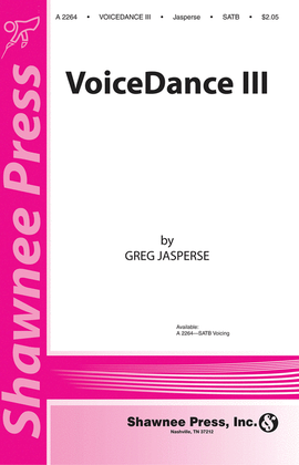 Book cover for VoiceDance III