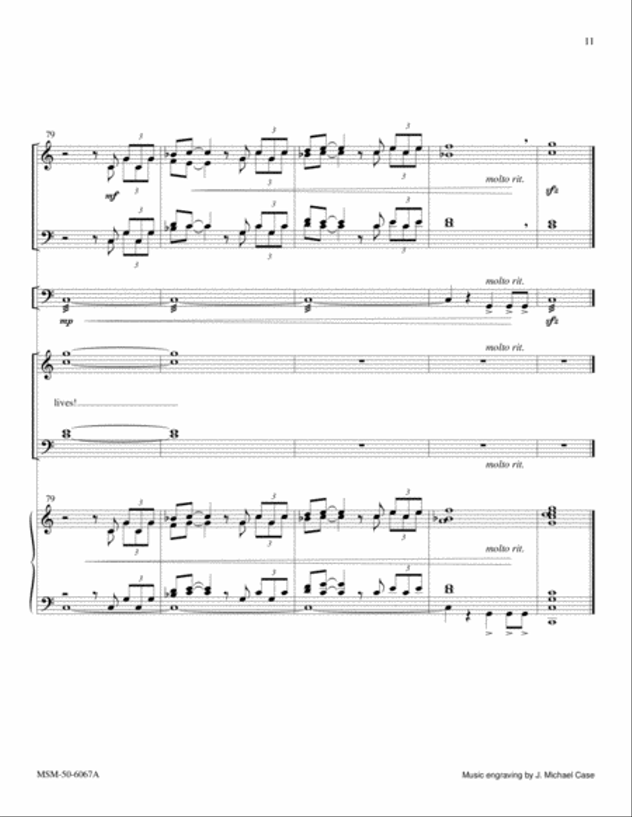 God Has Called Us (Full Score) Choir scores gallery preview page 7