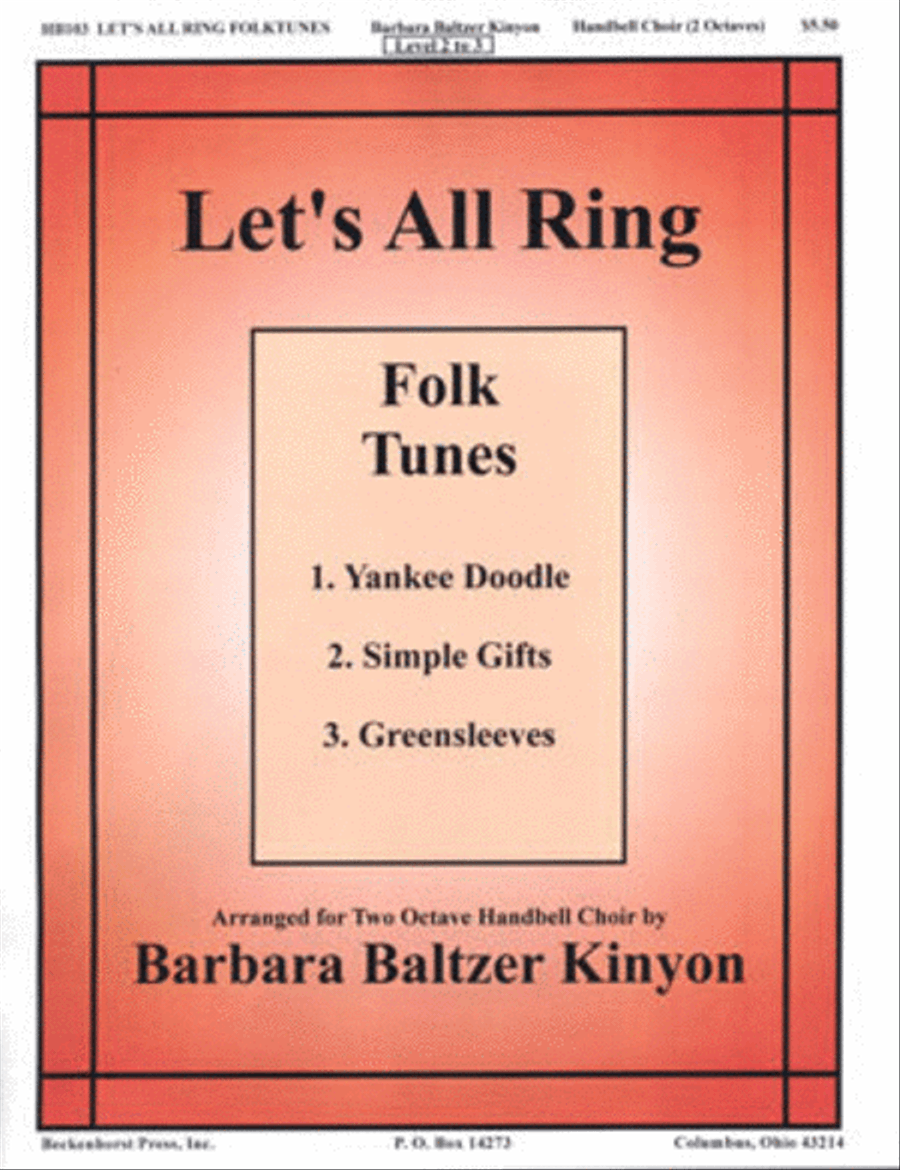 Let's All Ring Folk Tunes (Archive) 2-Octaves scores gallery preview page 1
