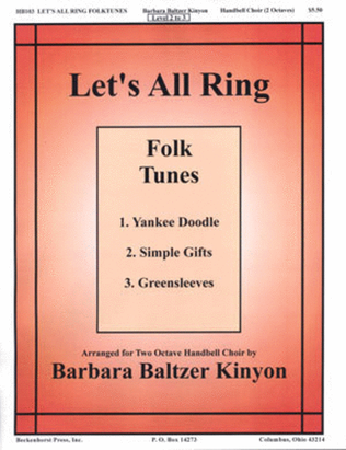 Book cover for Let's All Ring Folk Tunes (Archive)