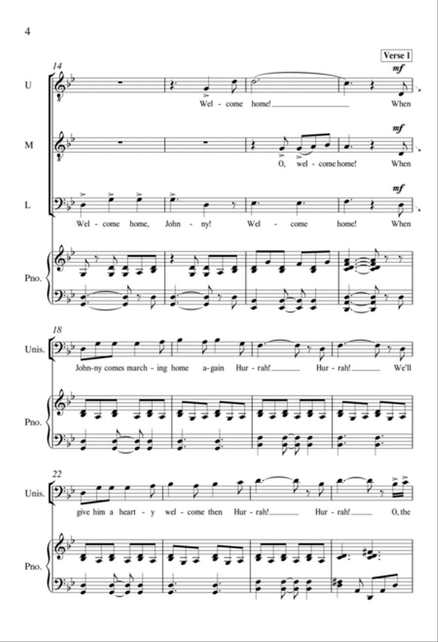 Johnny Comes Marching TTB scores gallery preview page 3