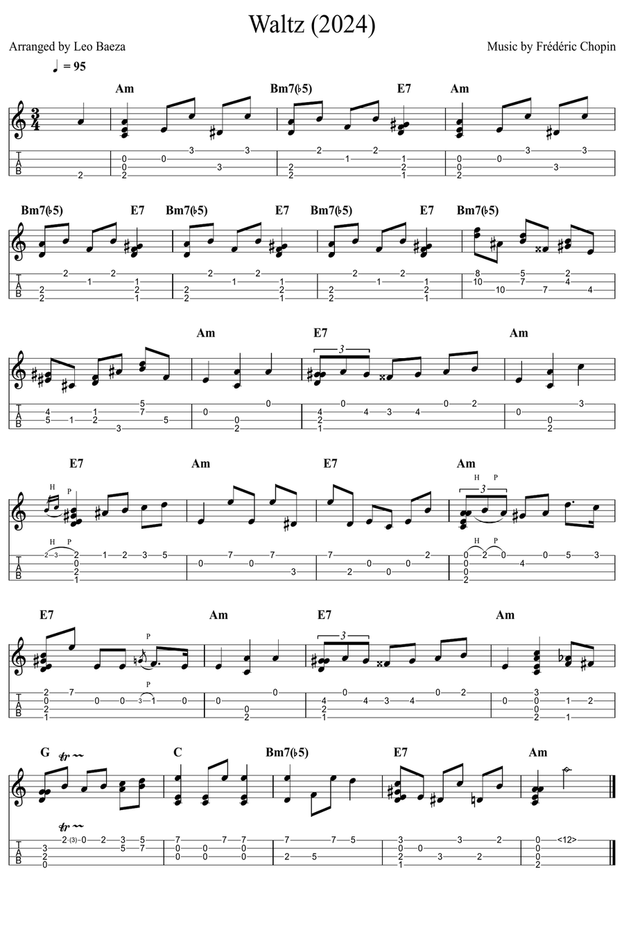 Waltz (2024) Waltz (2024) Ukulele scores gallery preview page 1