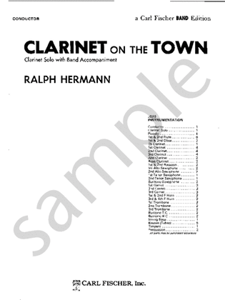 Book cover for Clarinet on the Town
