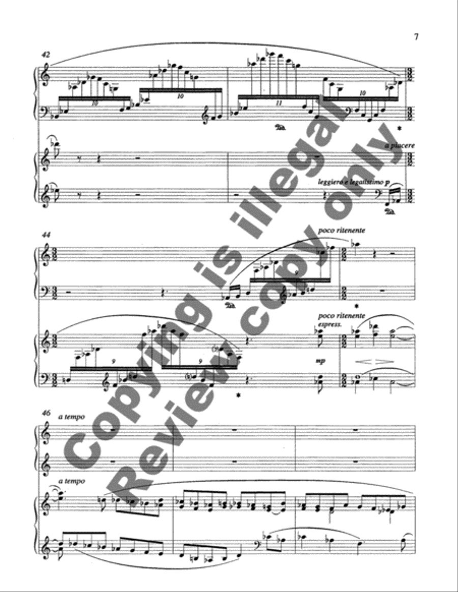 Arabesques & Ostinato Piano Duet scores gallery preview page 12