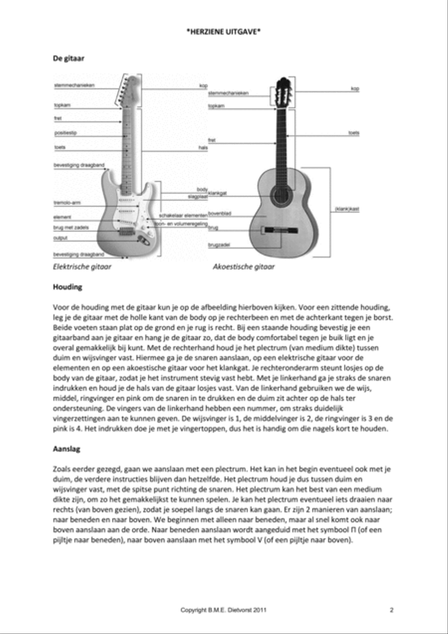 Wil De Echte Gitarist Opstaan! (deel 2) Electric Guitar scores gallery preview page 3