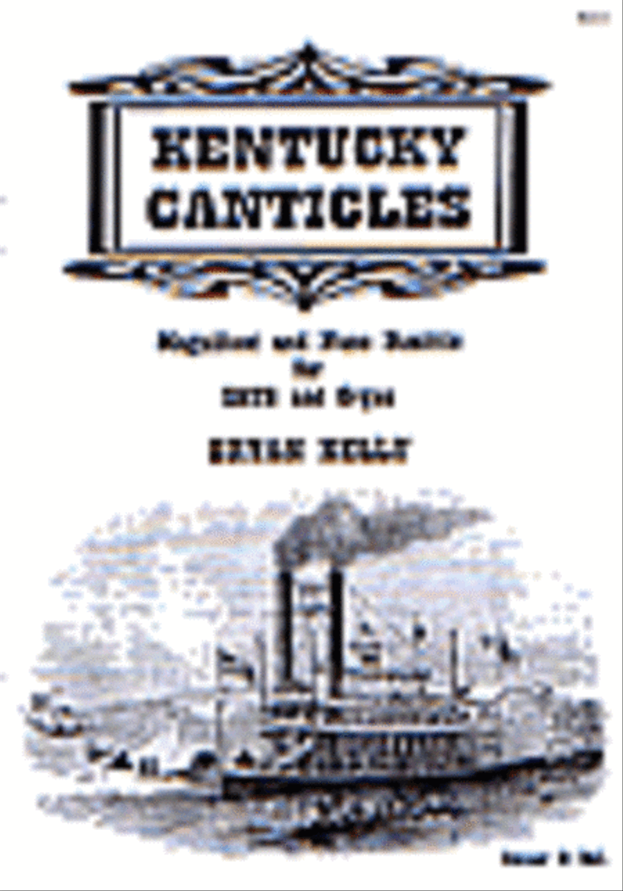 Kentucky Canticles. SATB and organ 4-Part scores gallery preview page 1