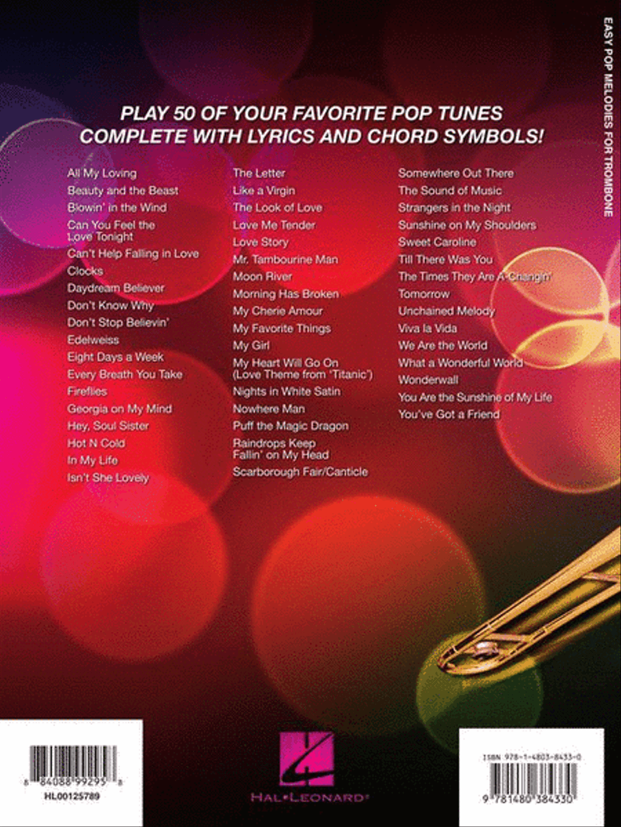 Easy Pop Melodies Easy Pop Melodies Trombone Solo scores gallery preview page 6