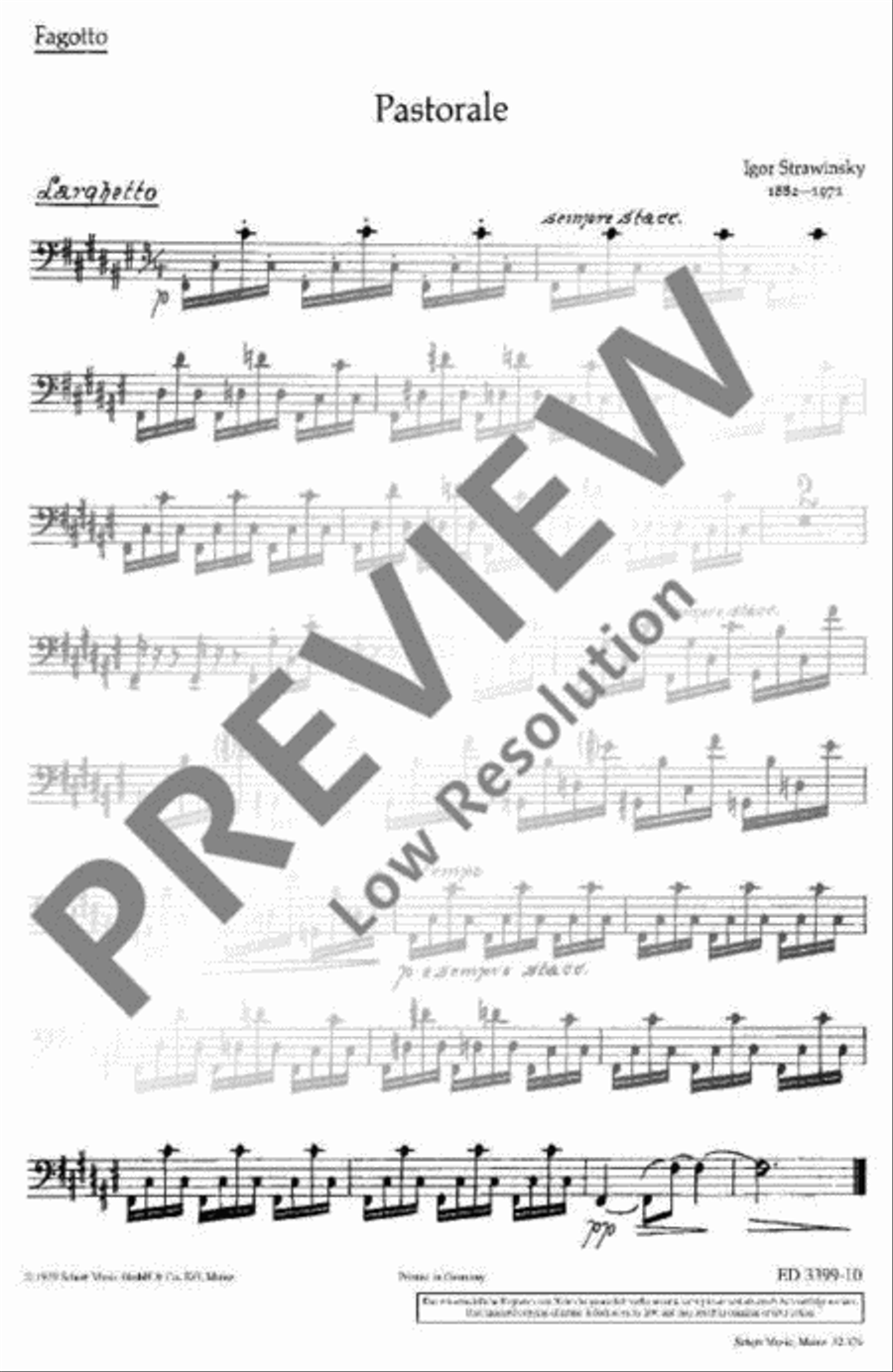 Pastorale English Horn scores gallery preview page 3