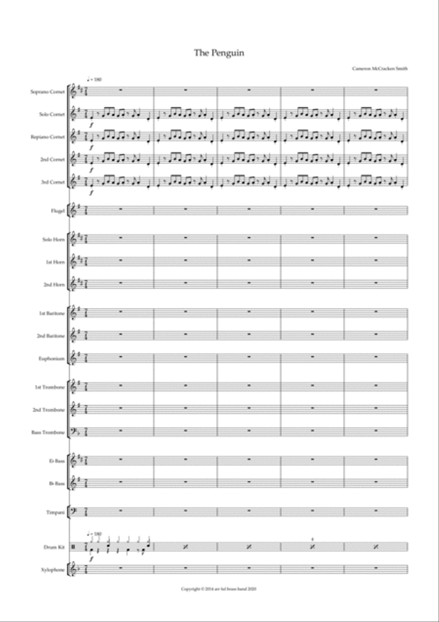 The Penguin Brass Ensemble scores gallery preview page 3